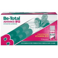 Be-Total Advance B12 - Integratore alimentare per stanchezza fisica e mentale - 15 flaconcini Be-Total Advance B12 - Integratore alimentare per stanchezza fisica e mentale - 15 flaconcini