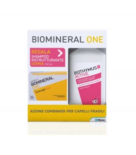 Biomineral One Lactocapil Plus 30 Compresse + Shampoo Ristrutturante Donna 150 ml