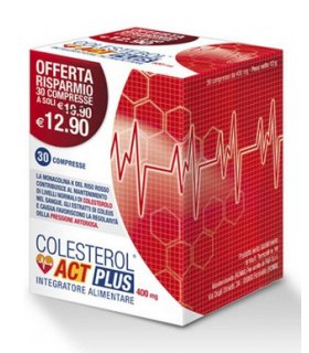 COLESTEROL ACT PLUS - Integratore per il controllo del colesterolo - 30 compresse