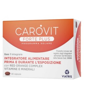 Carovit Forte Plus - Integratore alimentare per l'abbronzatura - 30 capsule