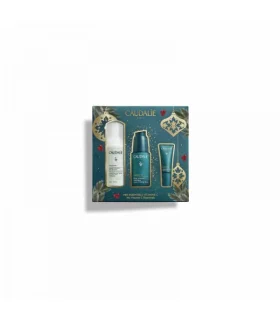 Caudalie Cofanetto Vinergetic C+ - Siero antistanchezza alla Vitamina C 30 ml + Trattamento defaticante occhi 5 ml + Schiuma detergente Fleur de Vigne 50 ml