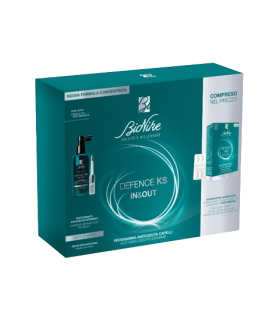 Bionike Defence Ks In & Out Bipack - Trattamento anticaduta + attivatore capillare + Integratore alimentare - Nuova formula concentrata