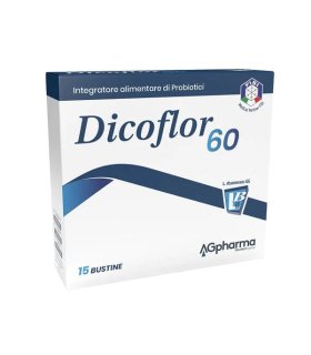 Dicoflor 60 - Integratore alimentare per l'equilibrio della flora intestinale - 15 bustine