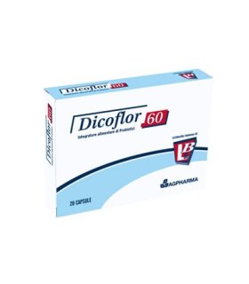 Dicoflor 60 - Integratore per l'equilibrio della flora batterica intestinale - 20 capsule