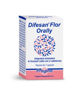 Difesan Flor Orally - Integratore per l'equilibrio della flora intestinale - 7 capsule