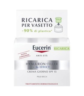 Eucerin Hyaluron Filler+3X Effect Ricarica Crema Viso Giorno - Refill crema giorno antietà - 50 ml