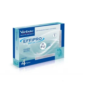 Effipro Spot-On 4 Pipette Antiparassitarie per Gatto