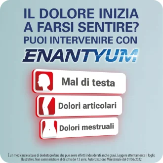 Enantyum - Contro mal di testa, dolori mestruali e articolari - 10 Compresse Rivestite