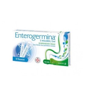 Enterogermina 2 Miliardi - Equilibrio della flora batterica intestinale - 10 flaconcini