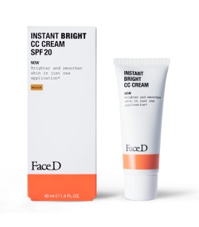 FaceD Instant Bright CC Cream Medium - Crema correttrice del colore SPF20 colore medio - 40 ml