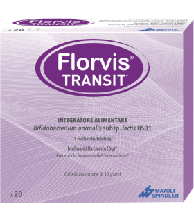 Florvis Transit - Integratore alimentare per la stitichezza - 20 bustine