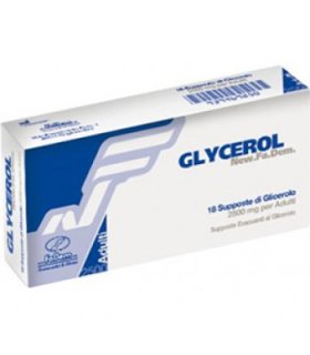 GLYCEROL 18 Supposte di Glicerina Adulti