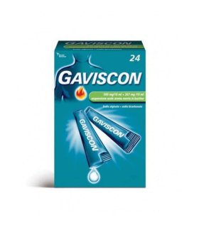 Gaviscon 24 bustine 500+267mg/10ml