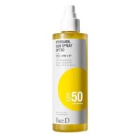 FaceD Hydraoil Spray Solare SPF50 - Protezione solare molto alta per corpo e capelli - 200 ml