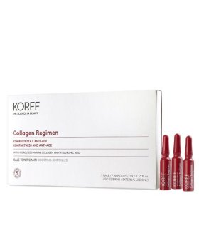 Korff Collagen Age Filler Fiale Tonificanti 7 giorni - Trattamento antirughe effetto filler - 7 fiale