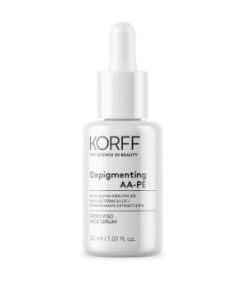 Korff Depigmenting AA-PE Siero Viso Antimacchie - Contro l'iperpigmentazione cutanea - 30 ml