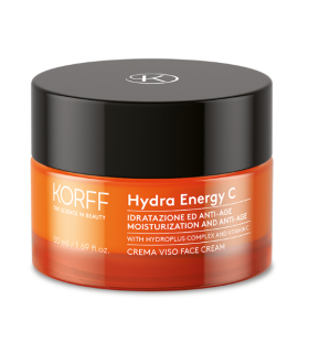 Korff Hydra Energy C Crema Viso - Ideale per pelle secca e molto secca - 50 ml