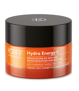 Korff Hydra Energy C Crema Viso Sorbetto - Crema viso per pelle normale e mista - 50 ml