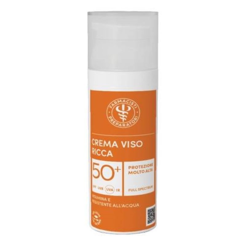 LFP Solare Crema Viso Ricca SPF50+ - Protezione solare molto alta per pelle da normale a secca - 50 ml LFP Solare Crema Viso Ricca SPF50+ - Protezione solare molto alta per pelle da normale a secca - 50 ml