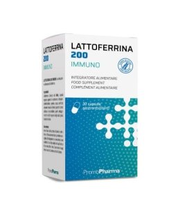Lattoferrina 200 Immuno - Integratore alimentare a base di Lattoferrina 200mg - 30 Capsule