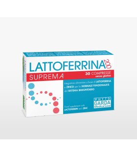 Lattoferrina+ 200 Suprema - Integratore alimentare a base di Lattoferrina - 30 Compresse