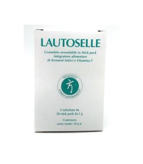 Lautoselle - Integratore di fermenti lattici e Vitamina C - 20 bustine orosolubili