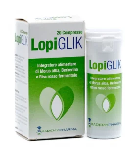 LopiGLIK - Integratore alimentare per il controllo del colesterolo - 20 compresse