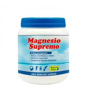 Magnesio Supremo Polvere - Integratore alimentare a base di Magnesio Citrato - 300 g