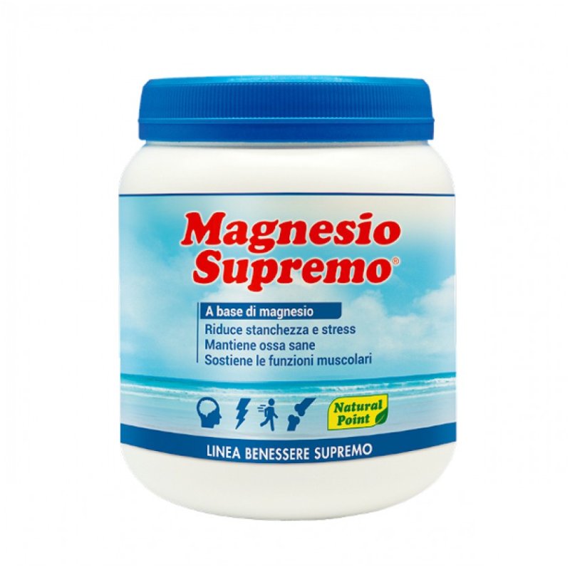 Magnesio Supremo Polvere - Integratore alimentare a base di Magnesio Citrato - 300 g
