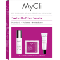 Mycli Ha Plast Protocollo Filler Booster - Fluido filler booster uniformante + Siero filler rimpolpante + Mask filler booster massage - 4 pezzi