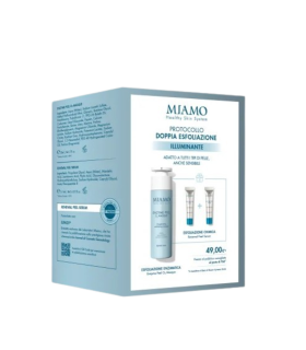 Miamo Cofanetto 2025 Protocollo illuminante - Enzyme peel masque + Renewal peel serum