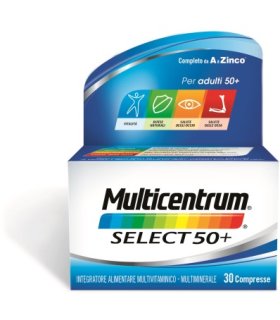 Multicentrum Select 50+ 30 compresse Nuova Formula