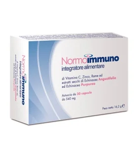 Normoimmuno - Integratore alimentare per supportare le difese immunitarie - 30 capsule