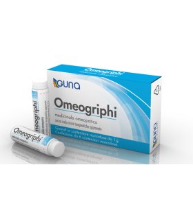 Omeogriphi - Medicinale omeopatico per prevenire l'influenza - 6 tubi monodose in globuli da 1 g