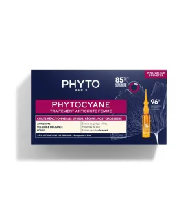 Phytocyane Fiale Anticaduta Temporanea Donna - Per la caduta stagionale dei capelli - 12 fiale