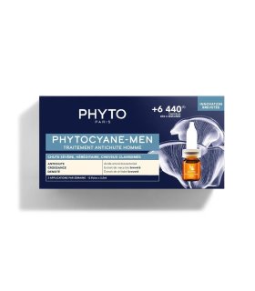 Phytocyane Fiale Uomo Caduta Severa dei Capelli - Per la caduta severa e capelli diradati - 12 fiale