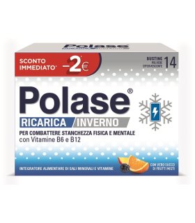 Polase Ricarica Inverno - Integratore di vitamine e minerali - 14 buste - Promo