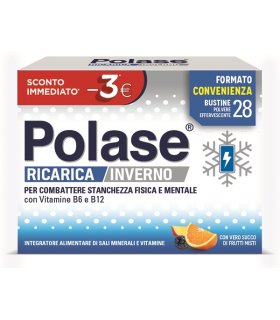Polase Ricarica Inverno - Integratore di vitamine e minerali - 28 buste - Promo
