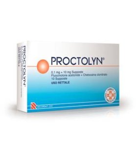 Proctolyn 10 Supposte 0,1mg+10mg