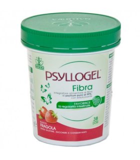 Psyllogel Fibra - Integratore per la regolarità intestinale - Gusto Fragola - Vaso da 170 g