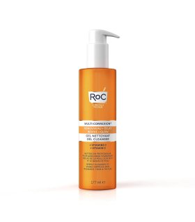 Roc Multi Correxion Revive + Glow Gel Detergente - Detergente viso idratante ed illuminante - 177 ml