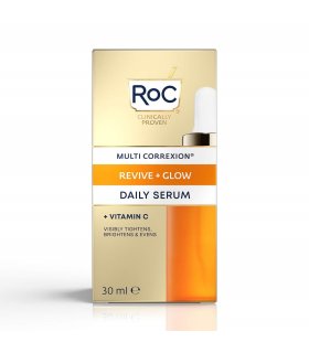 Roc Multi Correxion Revive + Glow Siero Viso Illuminante - Siero viso alla Vitamina C - 30 ml