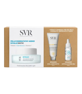 Svr Cofanetto Rimpolpante D'Idratazione - Hyalu biotic crema-gel rimpolpante + Collagen Biotic crema rigenerante + Ampoule Hydra B3 concentrato idratante 