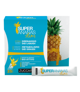 Super Ananas Slim - Integratore drenante per il controllo del peso corporeo - 25 bustine