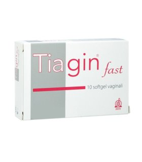 TIAGIN Fast 10 Softgel Capsule Vaginali