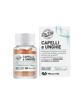 Dr Viti Capelli e Unghie - Integratore alimentare per capelli ed unghie - 60 capsule