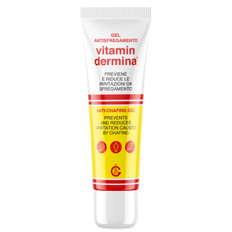 Vitamindermina Gel Anti Sfregamento - Riduce le irritazioni da sfregamento nelle aree critiche - 100 ml Vitamindermina Gel Anti Sfregamento - Riduce le irritazioni da sfregamento nelle aree critiche - 100 ml