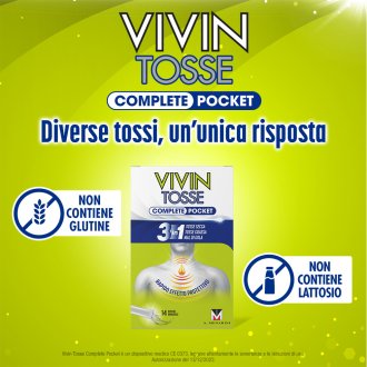 Vivin Tosse Pocket - Per tosse secca e tosse grassa - 14 stick Vivin Tosse Pocket - Per tosse secca e tosse grassa - 14 stick