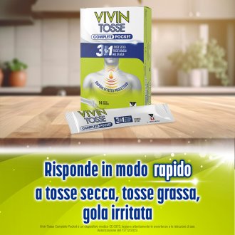 Vivin Tosse Pocket - Per tosse secca e tosse grassa - 14 stick Vivin Tosse Pocket - Per tosse secca e tosse grassa - 14 stick