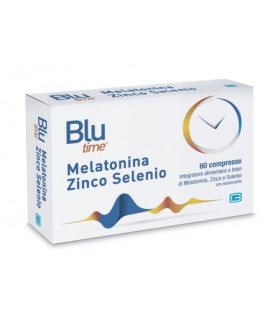 BLU TIME Melatonina Zinco Selenio Integratore 60 Compresse